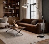 Curved Mod Floor Lamp  / 2 Finishes