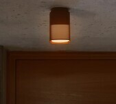 Danish Perforated Outdoor Ceiling Light / 3 Finishes