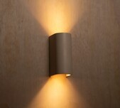 Arcée Duo Wall Light / 2 Finishes / 9 Colours