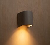 Arcée Mono Mini Wall Light / 2 Finishes / 9 Colours